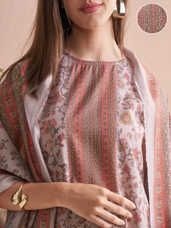 Women Kurta With Trouser And Dupatta