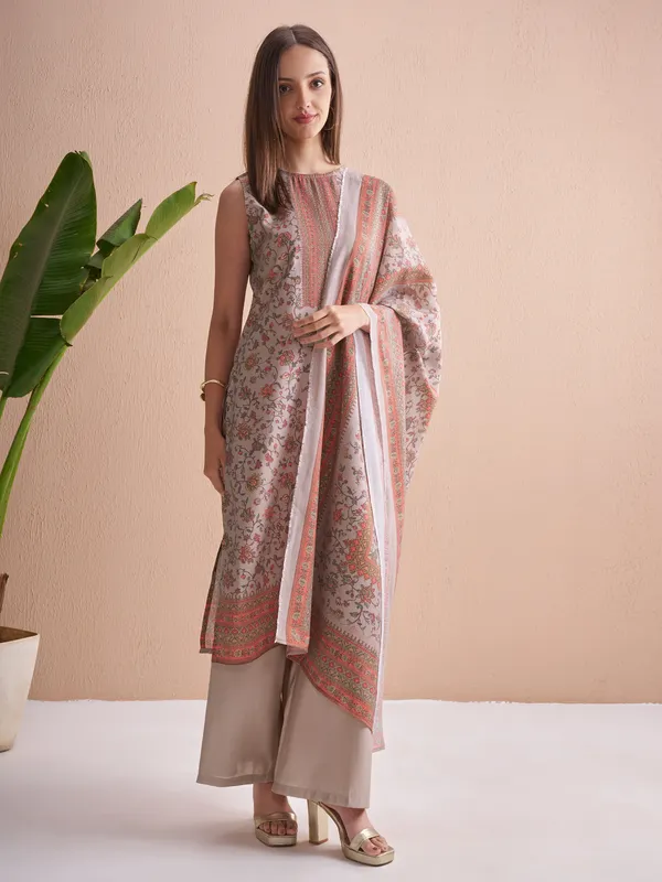 Women Kurta With Trouser And Dupatta