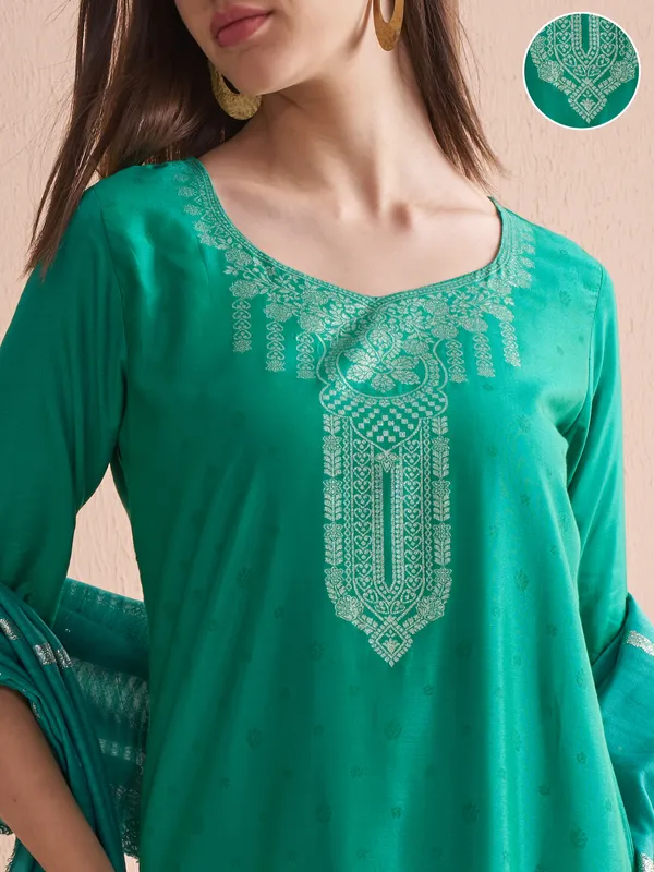 Women Kurta With Trouser And Dupatta