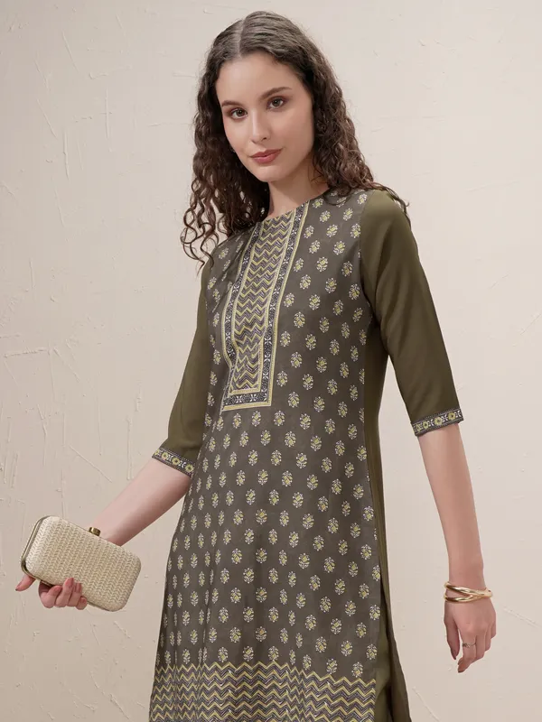 Printed Straight Kurta