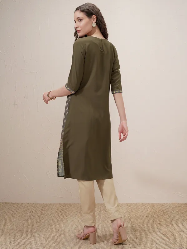 Printed Straight Kurta