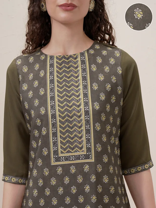 Printed Straight Kurta
