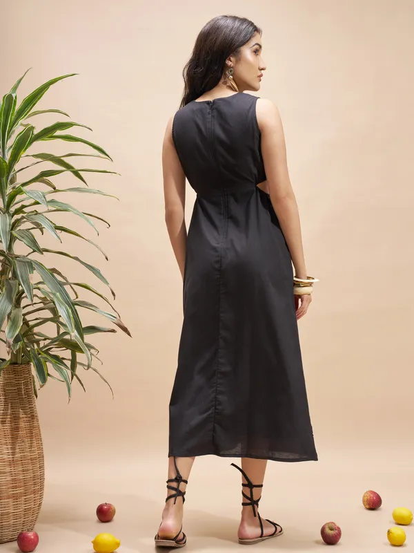 Embroidered Maxi Dress