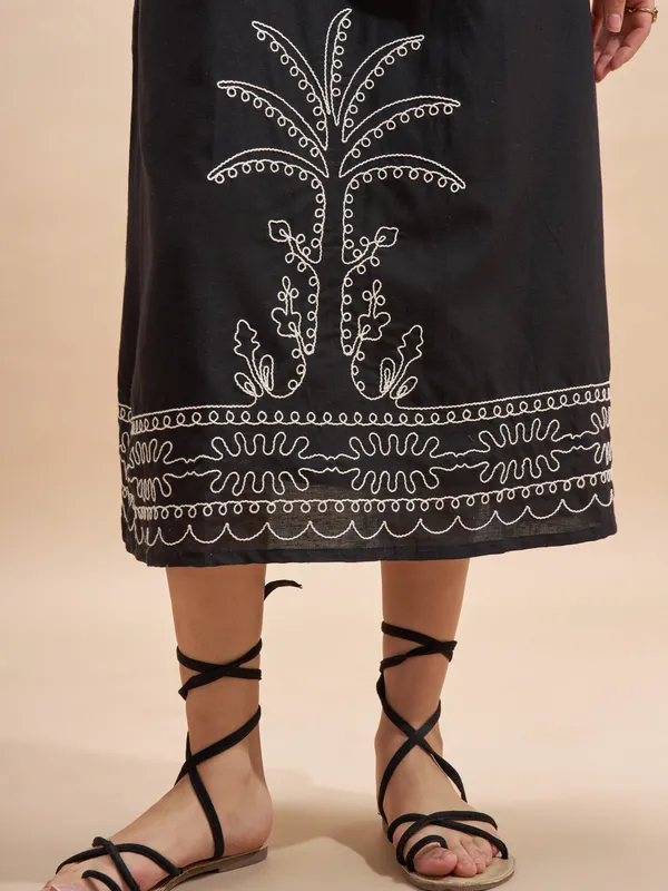 Embroidered Maxi Dress