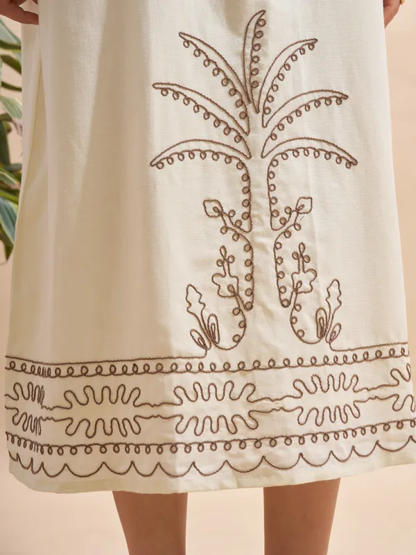 Embroidered Maxi Dress