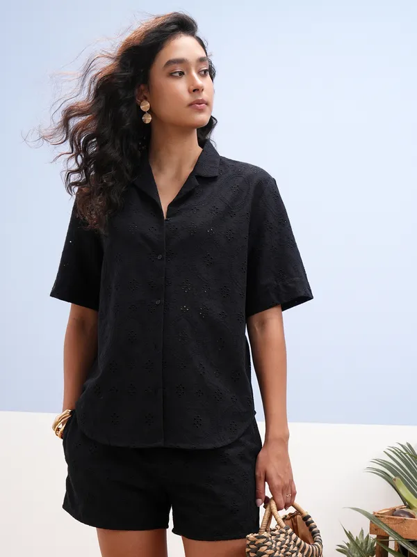 Women Shirt With Shorts Co-Ords