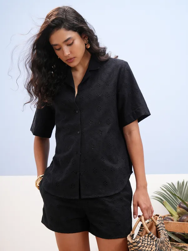 Women Shirt With Shorts Co-Ords