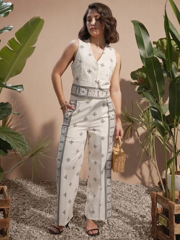 Women Blazer With Palazzos Co-Ords