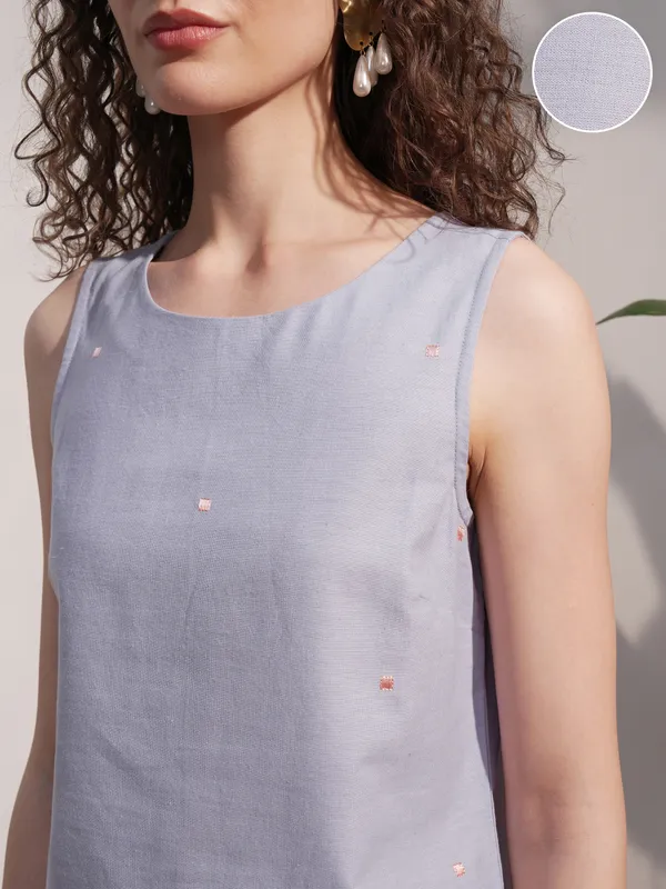 Vara By Vishudh Women Blue Top With Trouser