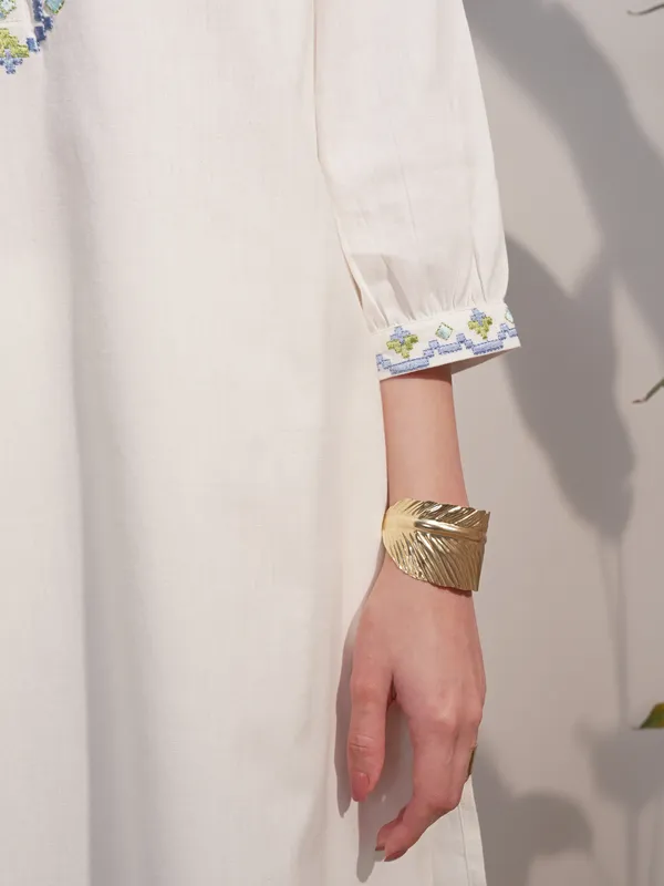 Embroidered Straight Kurta