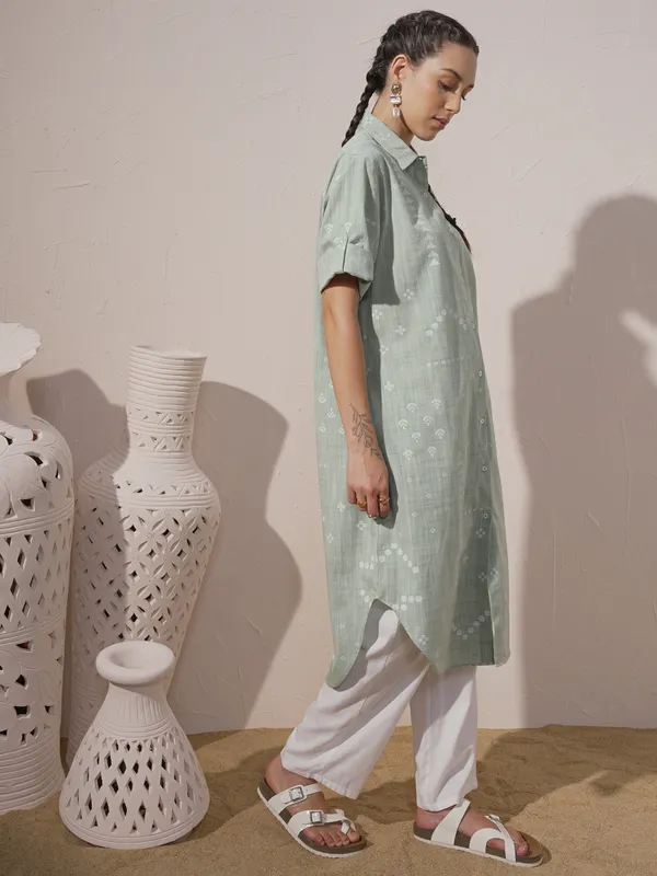 Embroidered Straight Kurta