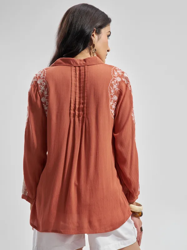 Embroidered Regular Top