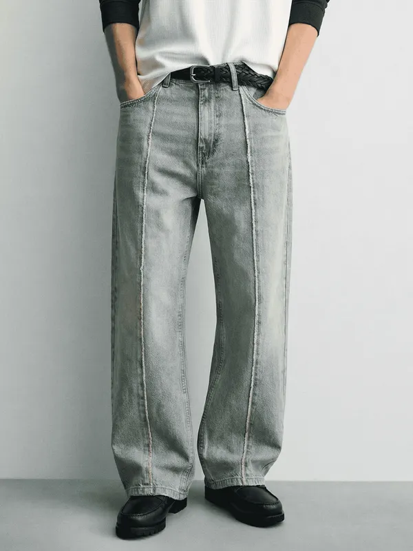 Highlander Men Blue Baggy Stretchable Jeans