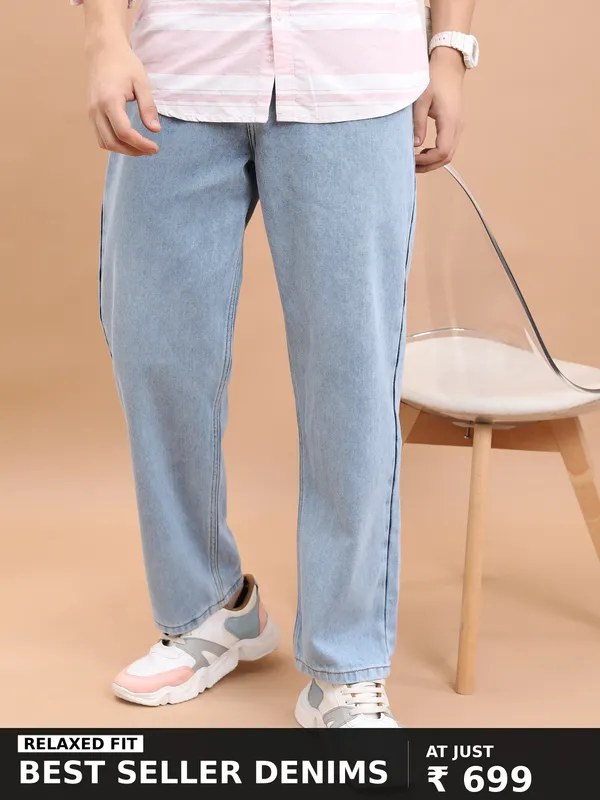 Highlander Men Blue Relaxed Fit Jeans