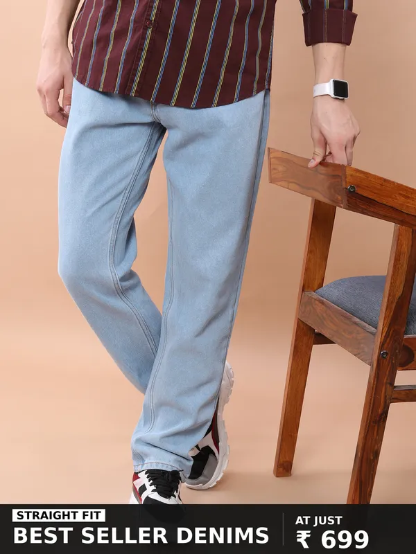 Men Straight Fit Jeans