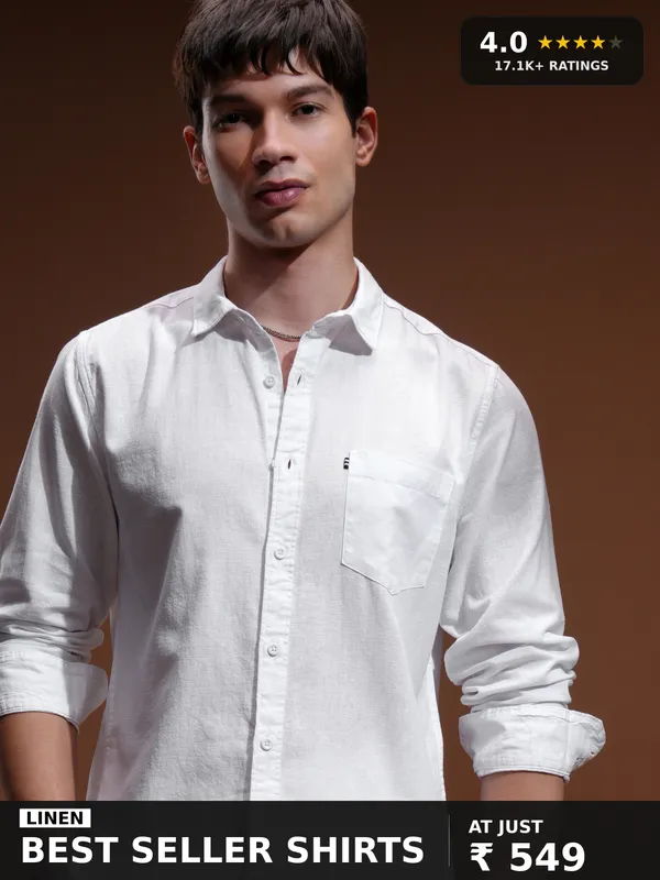 Men Slim Fit Casual Shirt