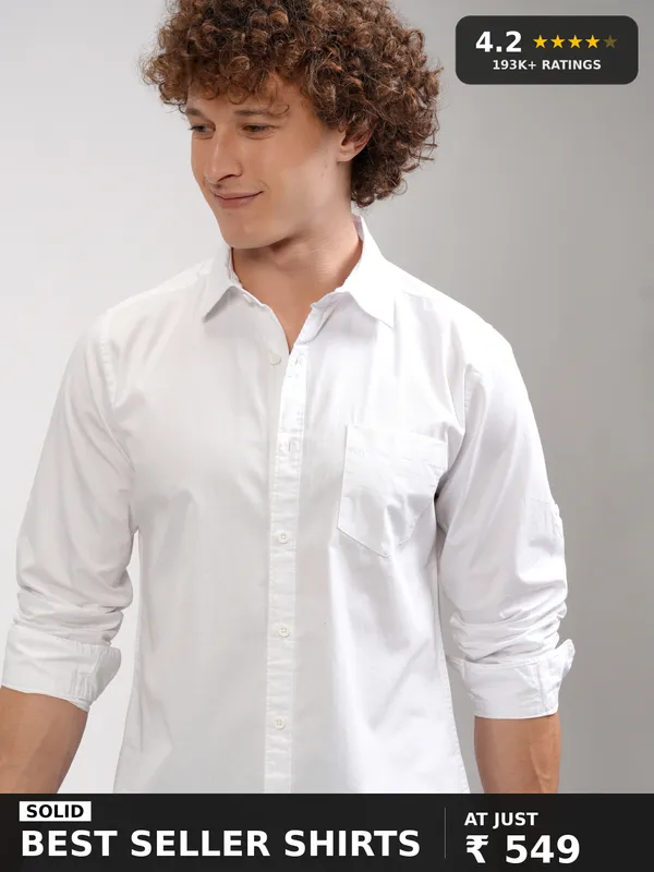 Men Slim Fit Casual Shirt
