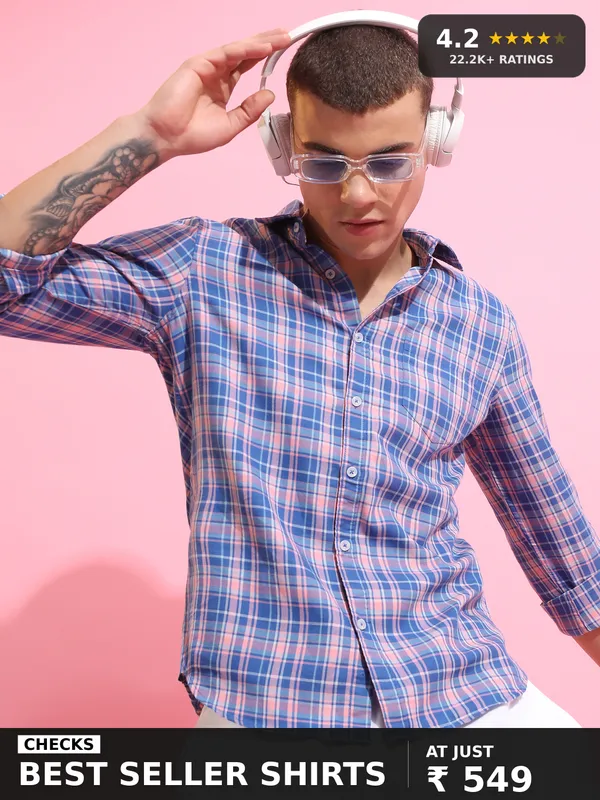 Men Slim Fit Casual Shirt