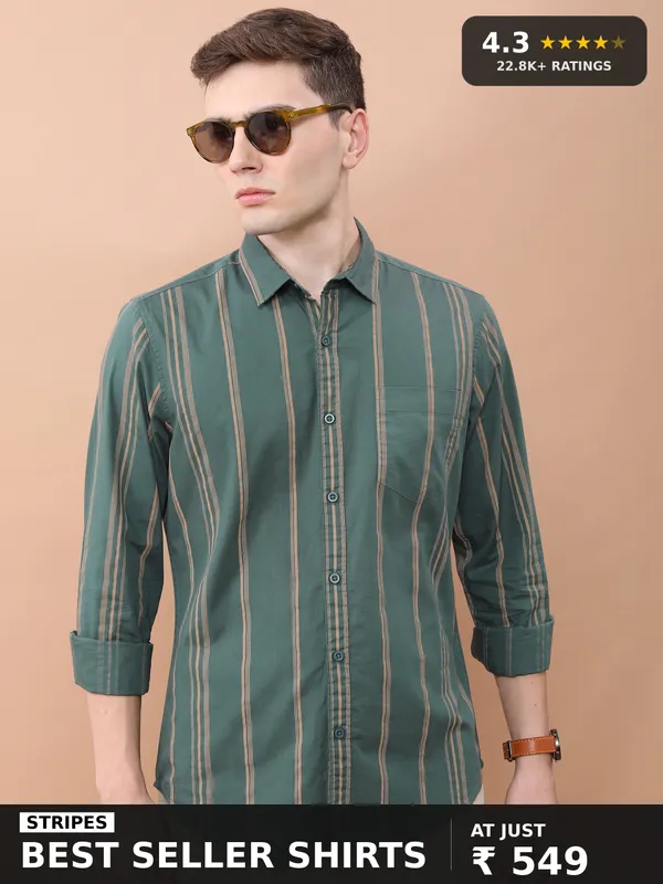 Men Slim Fit Casual Shirt