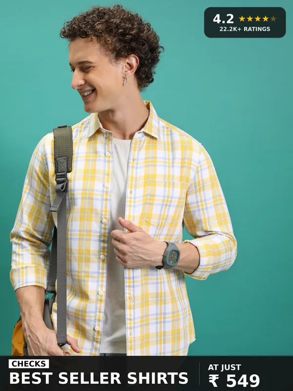 Men Slim Fit Casual Shirt