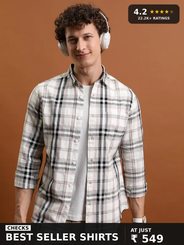 Men Slim Fit Casual Shirt