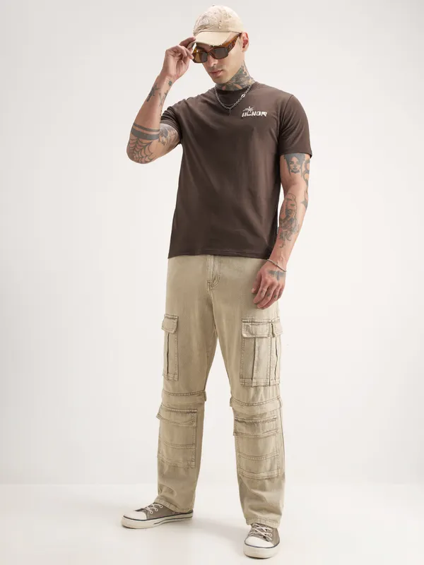 Men Printed Round Neck T-Shirt