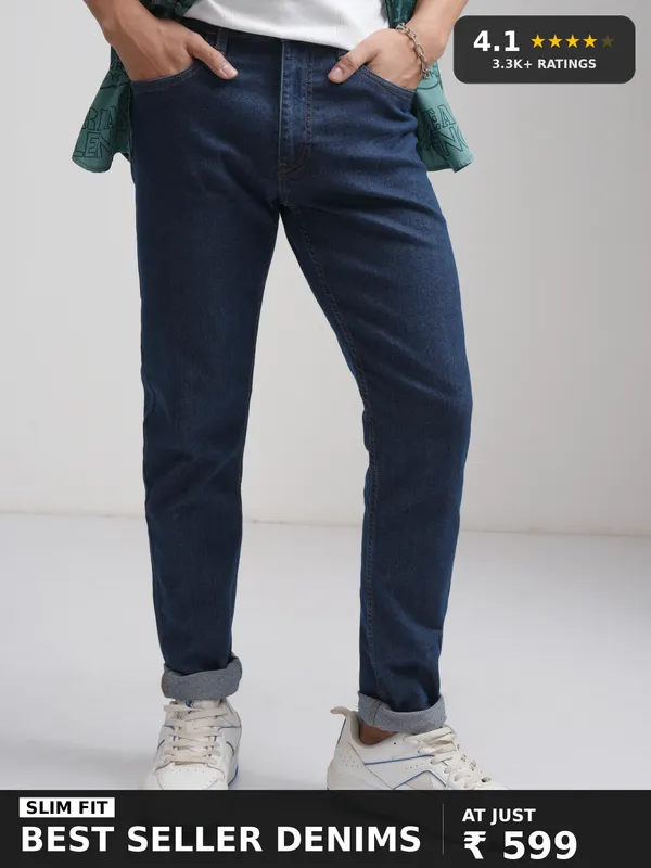 Men Tapered Fit Jeans