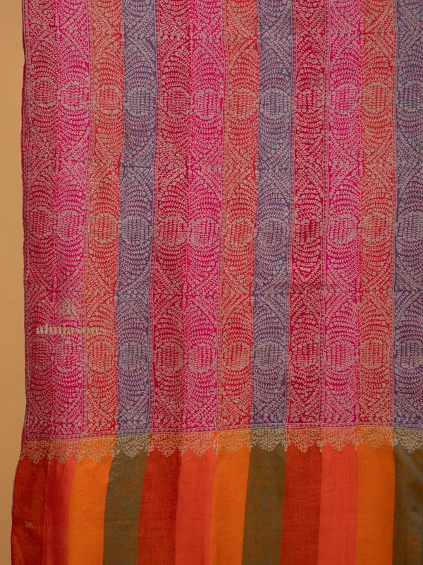 Handloom Pure Pashmina Shawl-Jama