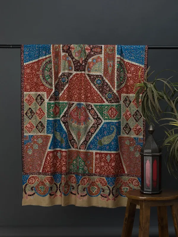 Handloom Pure Pashmina Shawl