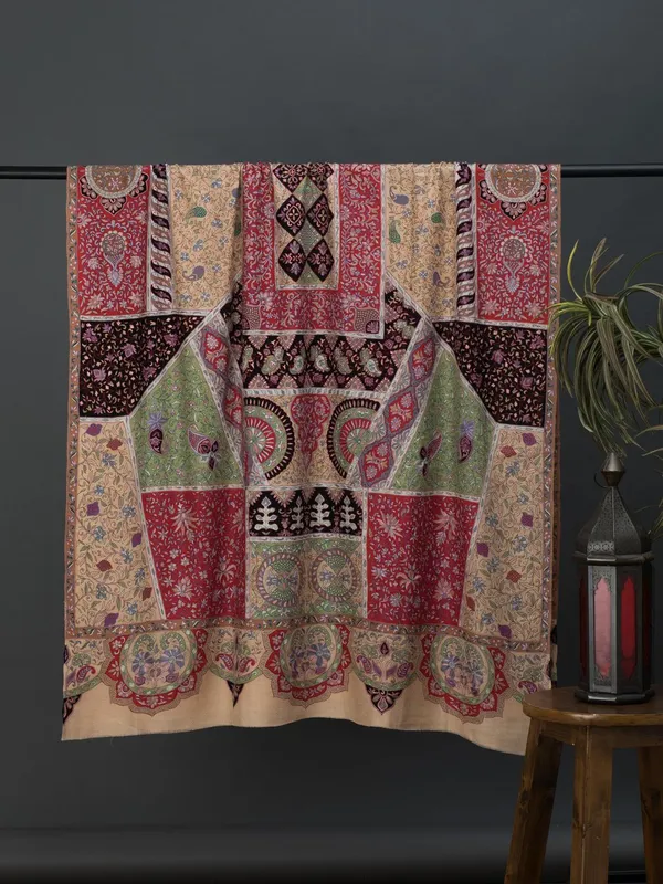 Handloom Pure Pashmina Shawl