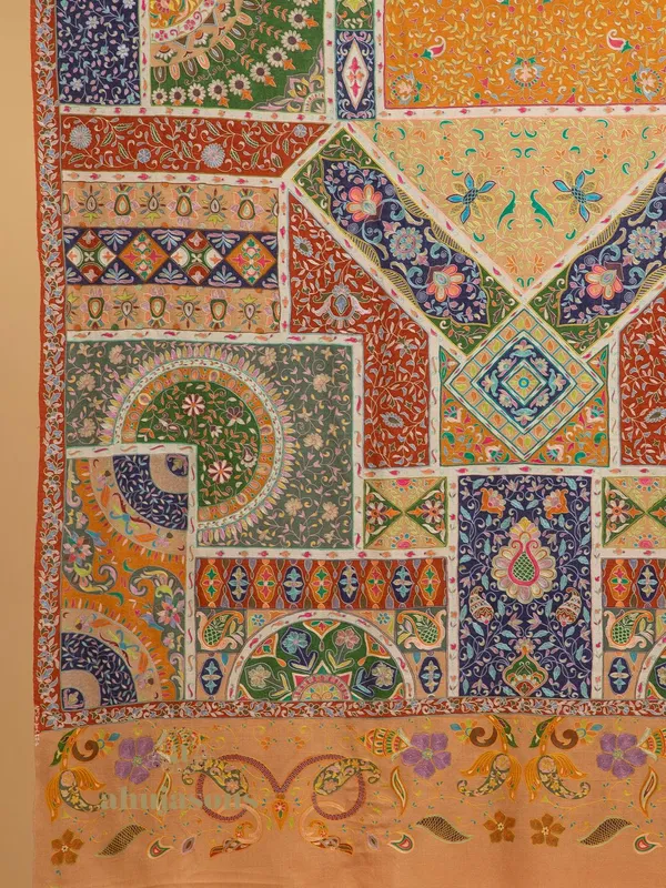 Handloom Pure Pashmina Shawl
