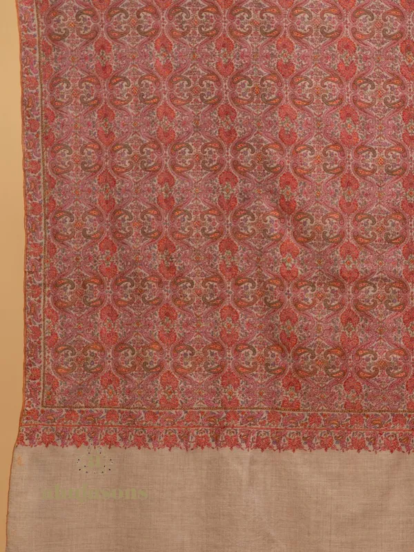 Handloom Pure Pashmina Shawl-Jama