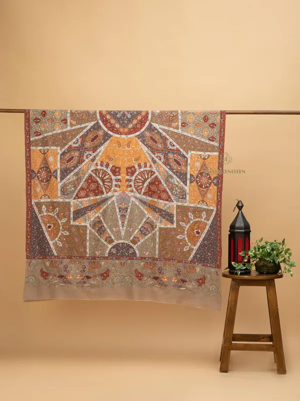 Handloom Pure Pashmina Shawl