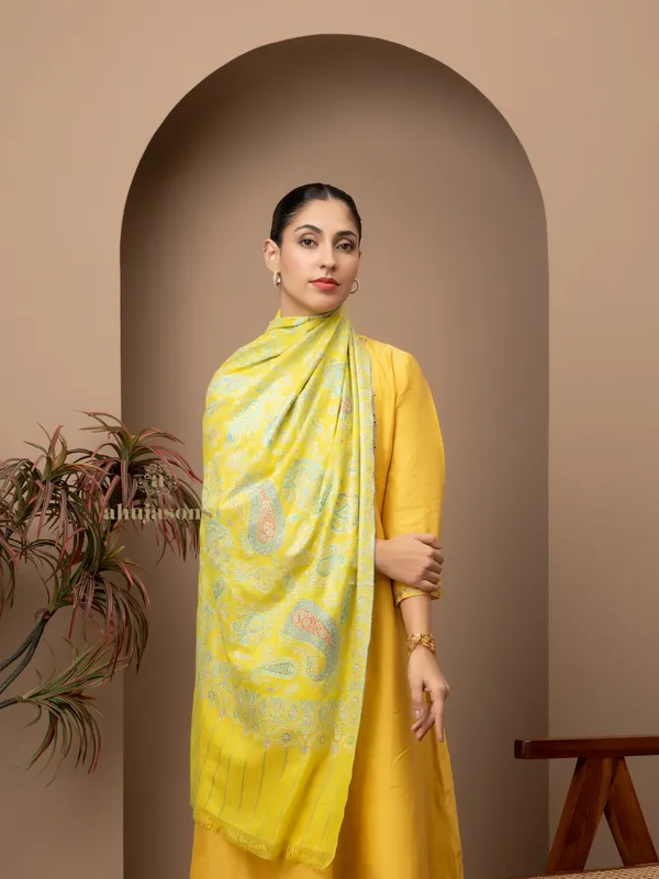 Handloom Pure Pashmina Shawl-Fancy Pashmina