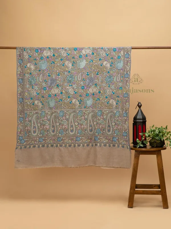 Handloom Pure Pashmina Shawl