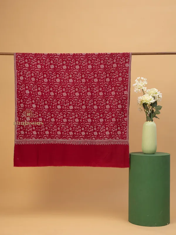 Handloom Pure Pashmina Shawl-Jaal