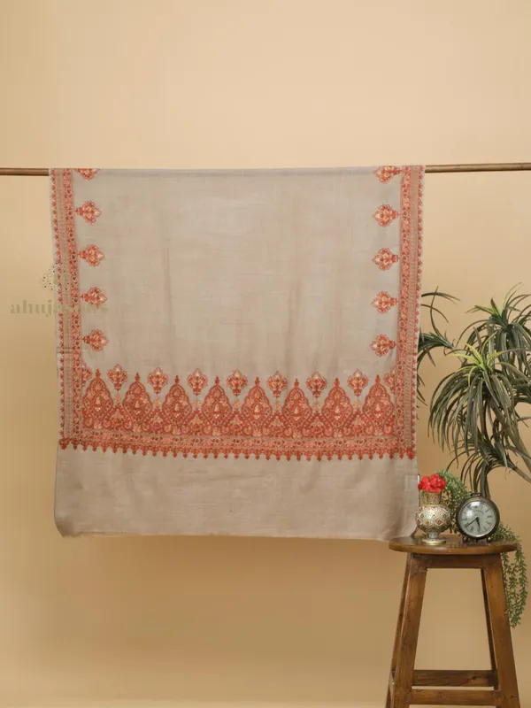 Buy Natural Woolen Shawl for Women As01281283 - Ahujasons | United...