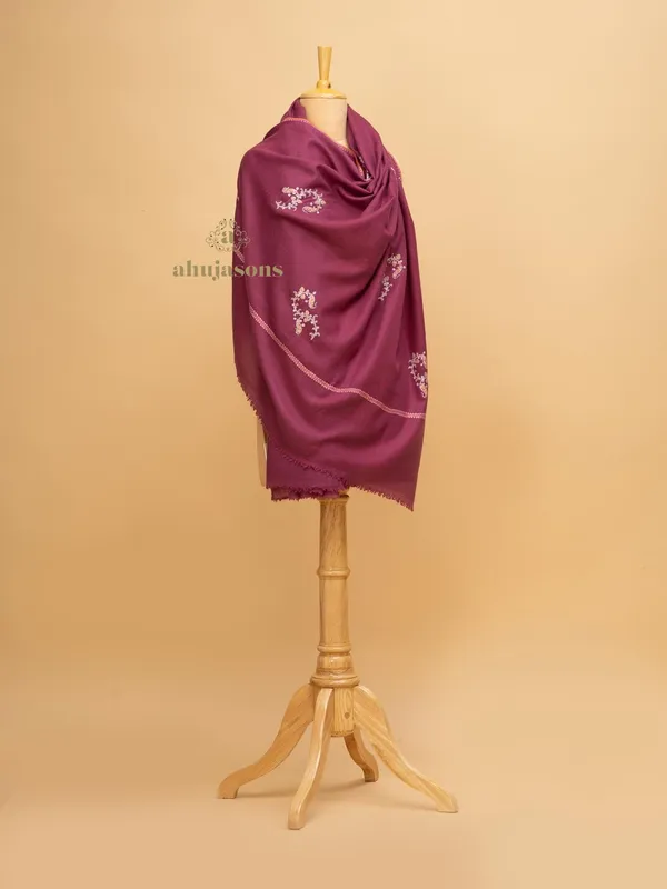 Handloom Pure Pashmina Shawl-Full Embroidery