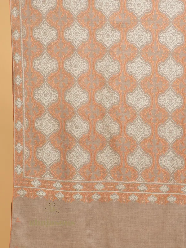 Handloom Pure Pashmina Shawl-Jama