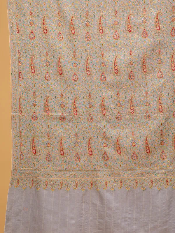 Handloom Pure Pashmina Shawl-Jama