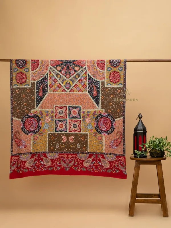 Handloom Pure Pashmina Shawl