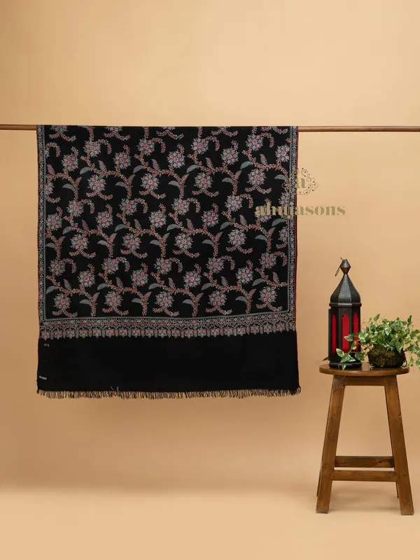 Handloom Pure Pashmina Shawl-Fancy Pashmina