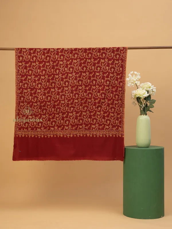 Handloom Pure Pashmina Shawl-Jaal