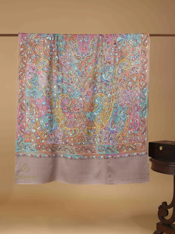 Handloom Pure Pashmina Shawl