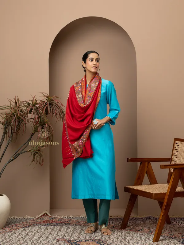 Handloom Pure Pashmina Shawl