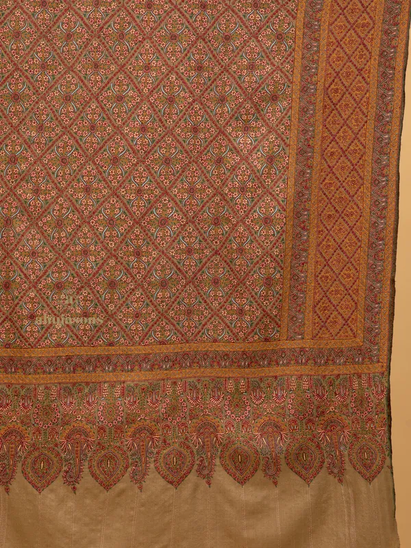 Handloom Pure Pashmina Shawl-Jama