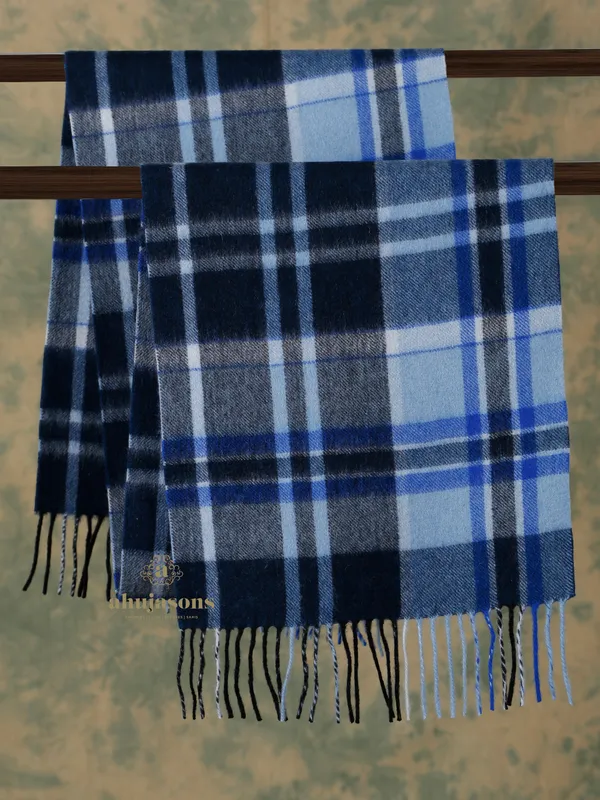 Elevate Your Look with the Elegant Light Blue Cashmere Muffler