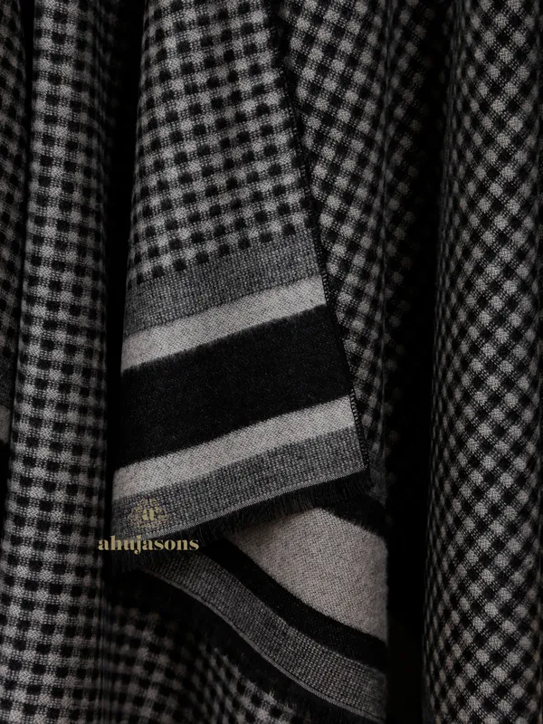 Sophisticated Charcoal Grey Poncho