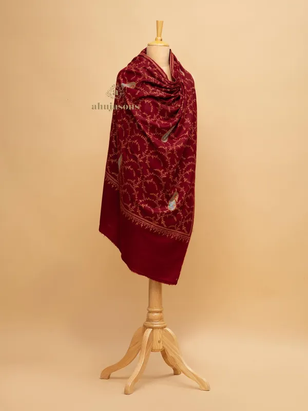 Handloom Pure Pashmina Shawl-Jaal