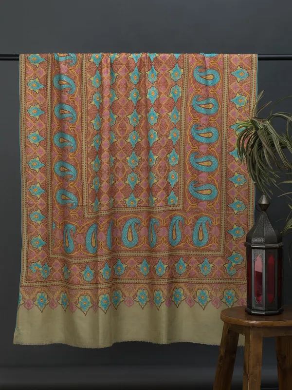 Handloom Pure Pashmina Shawl